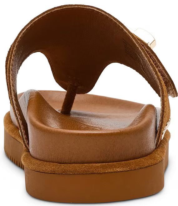 Steve Madden-Thona Suede Footbed Sandals