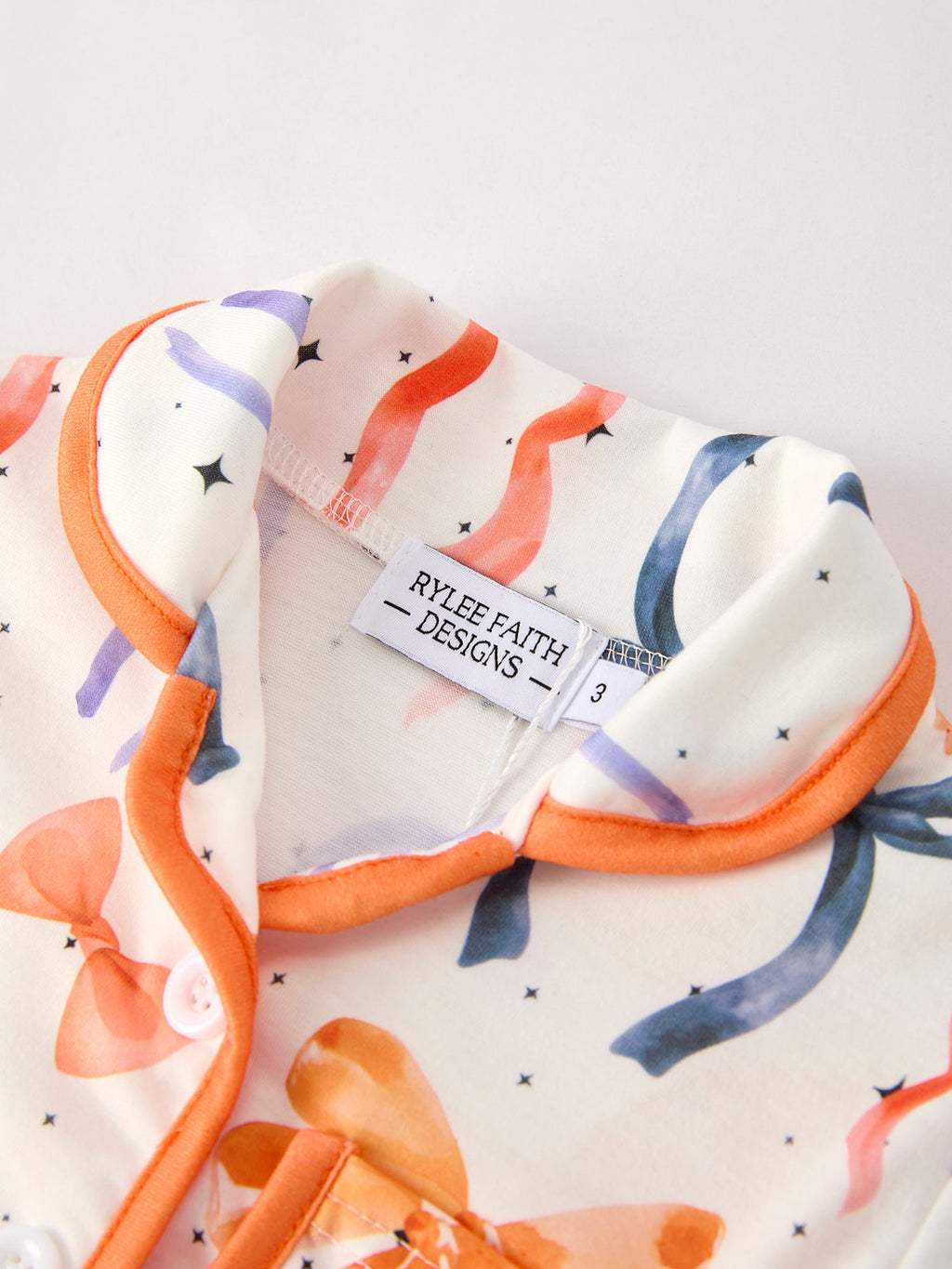 Mommy and Me Halloween Bow Pajama Set