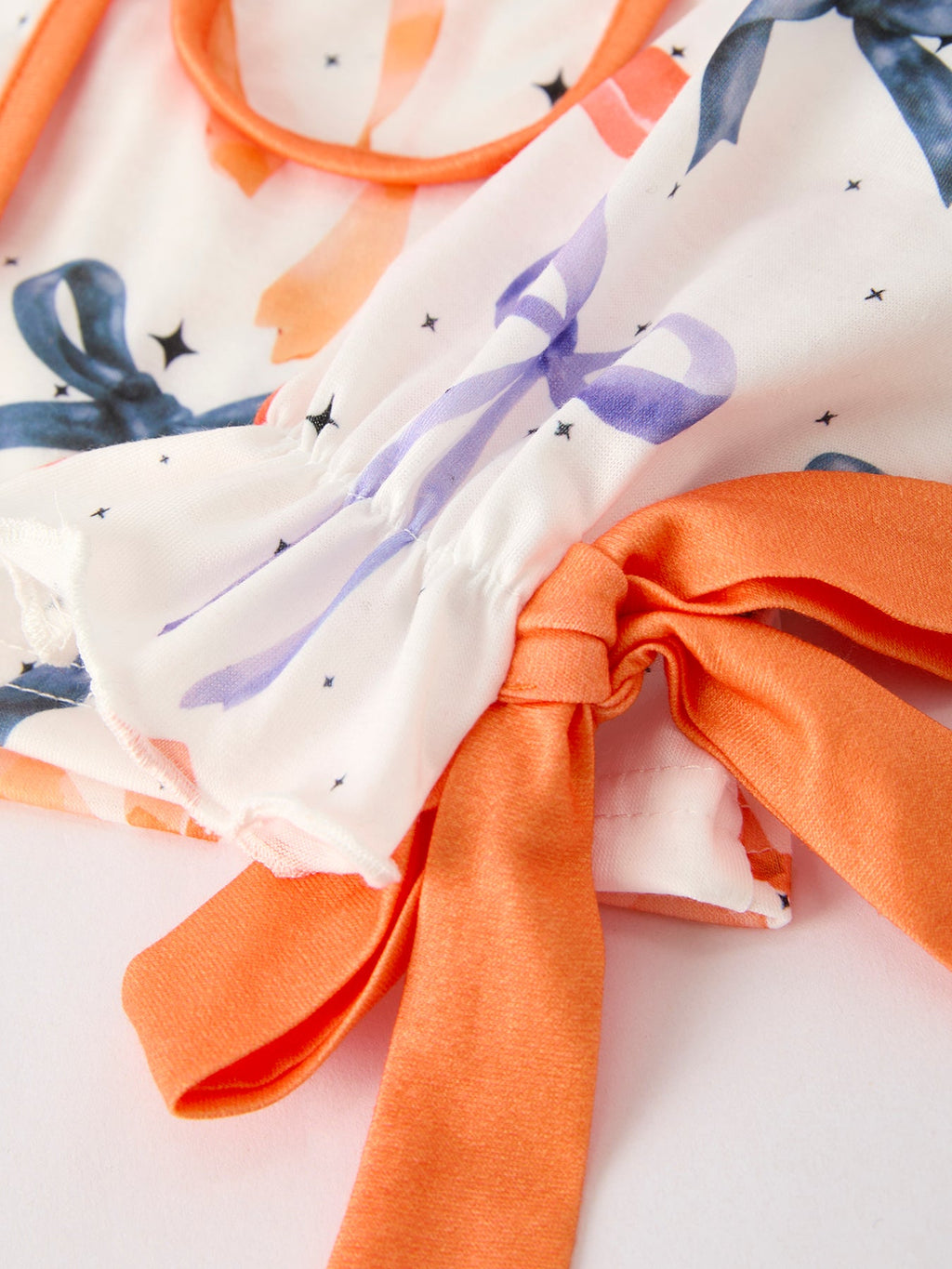 Mommy and Me Halloween Bow Pajama Set