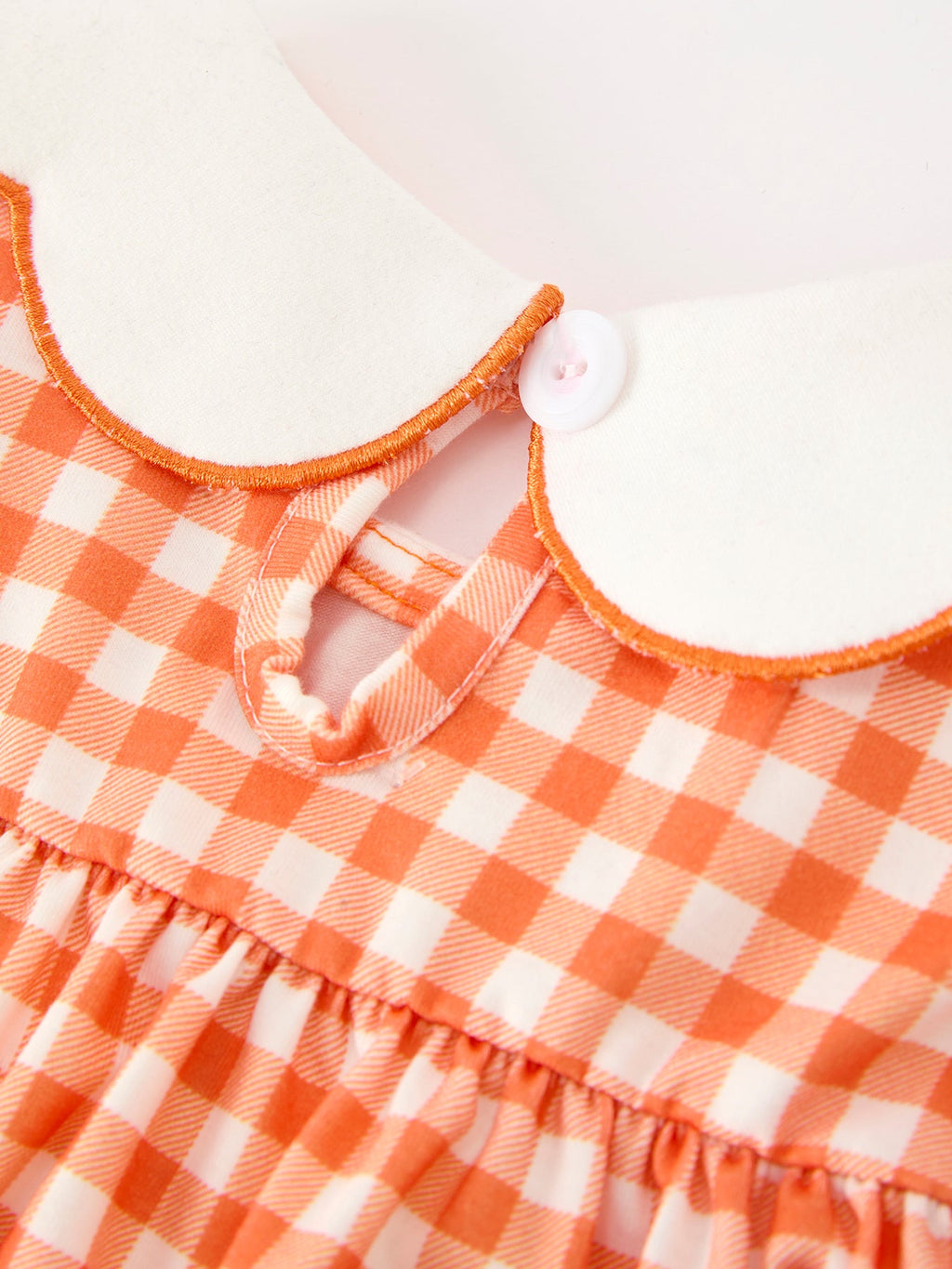 Girl's Pumpkin Puff Sleeve Bloomer Set