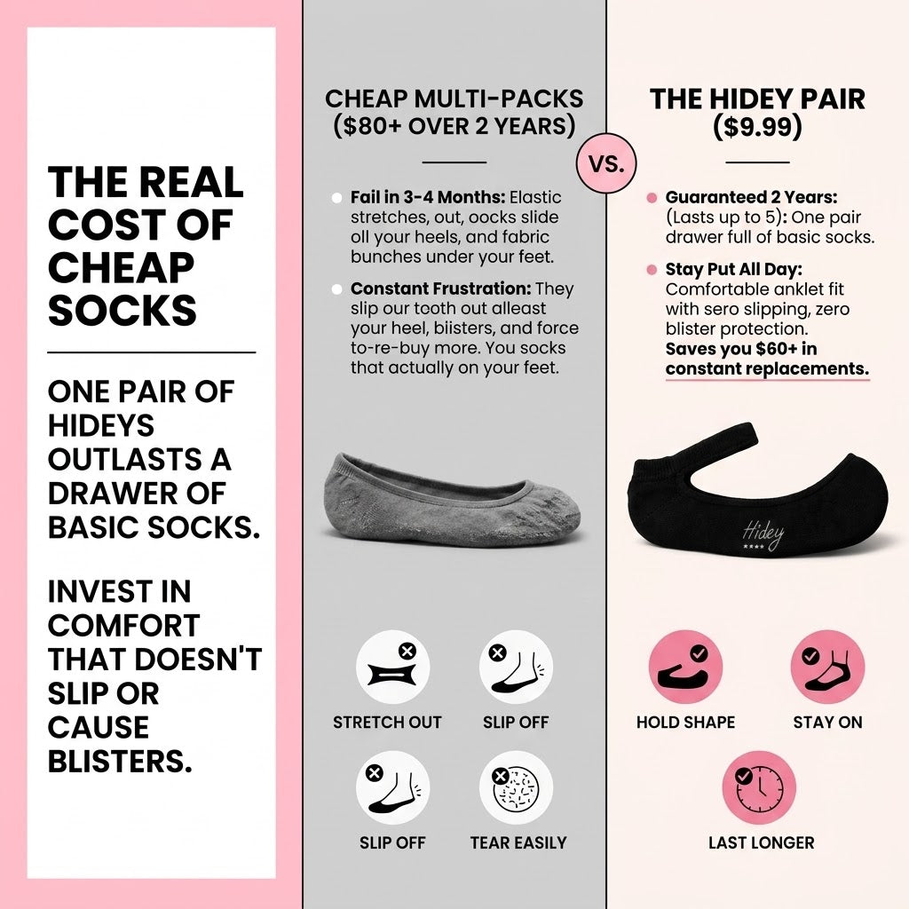 Hidey Bamboo No-Show Socks for Women