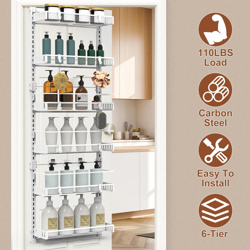 6-Tier Over-the Door Pantry Organizer