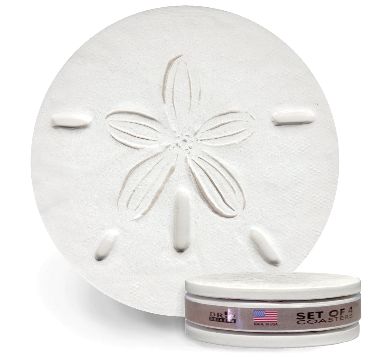 Sand Dollar Drink Coasters