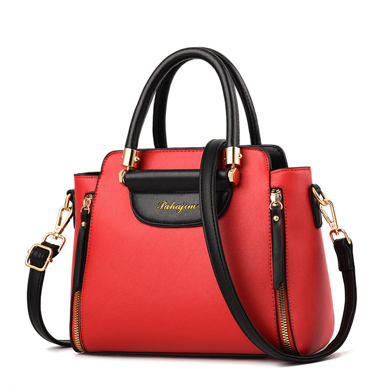 Chic Two-Tone Crossbody Handbag