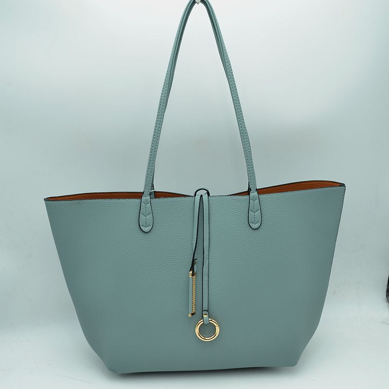 Kendra Reversible Vegan Leather Tote & Crossbody Bag