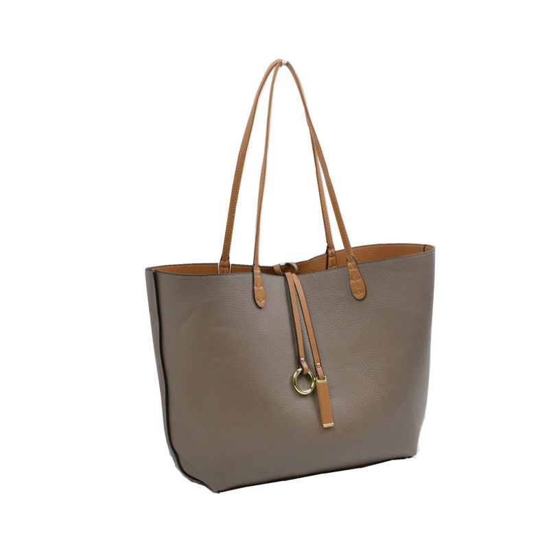 Kendra Reversible Vegan Leather Tote & Crossbody Bag