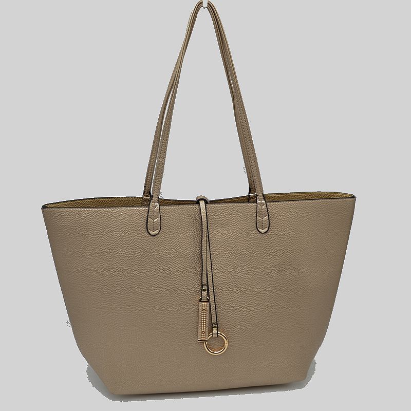 Kendra Reversible Vegan Leather Tote & Crossbody Bag