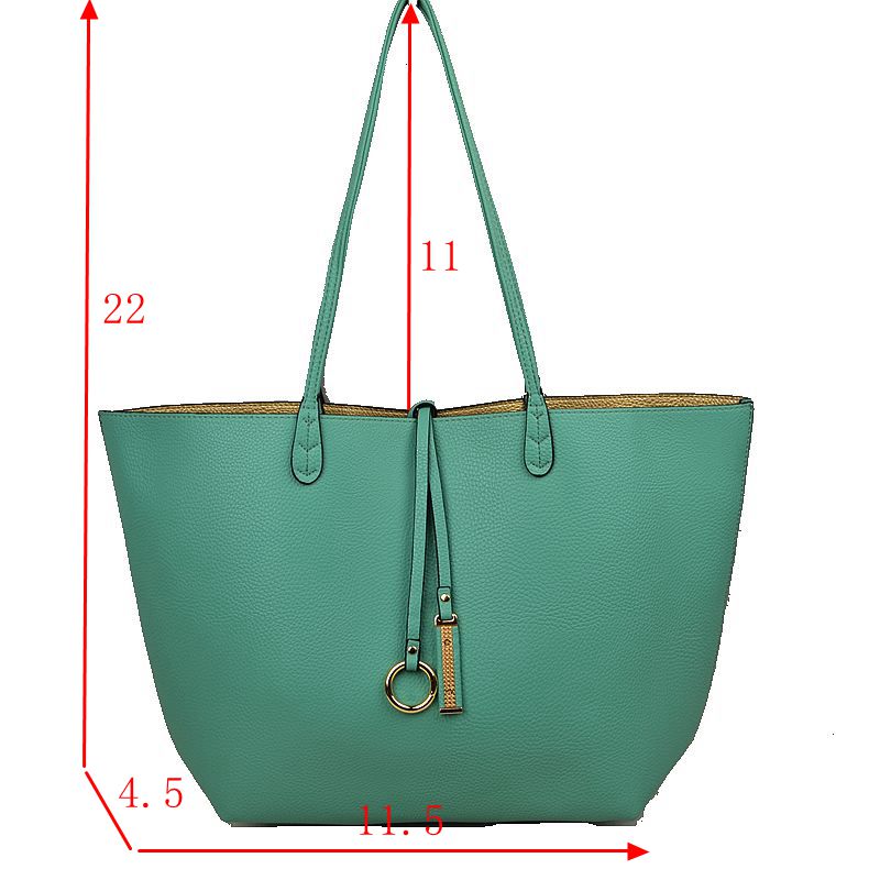 Kendra Reversible Vegan Leather Tote & Crossbody Bag