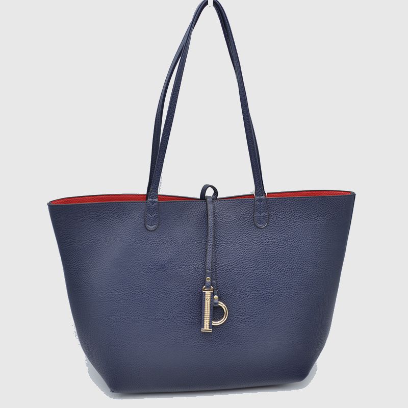 Kendra Reversible Vegan Leather Tote & Crossbody Bag