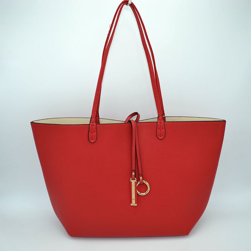 Kendra Reversible Vegan Leather Tote & Crossbody Bag