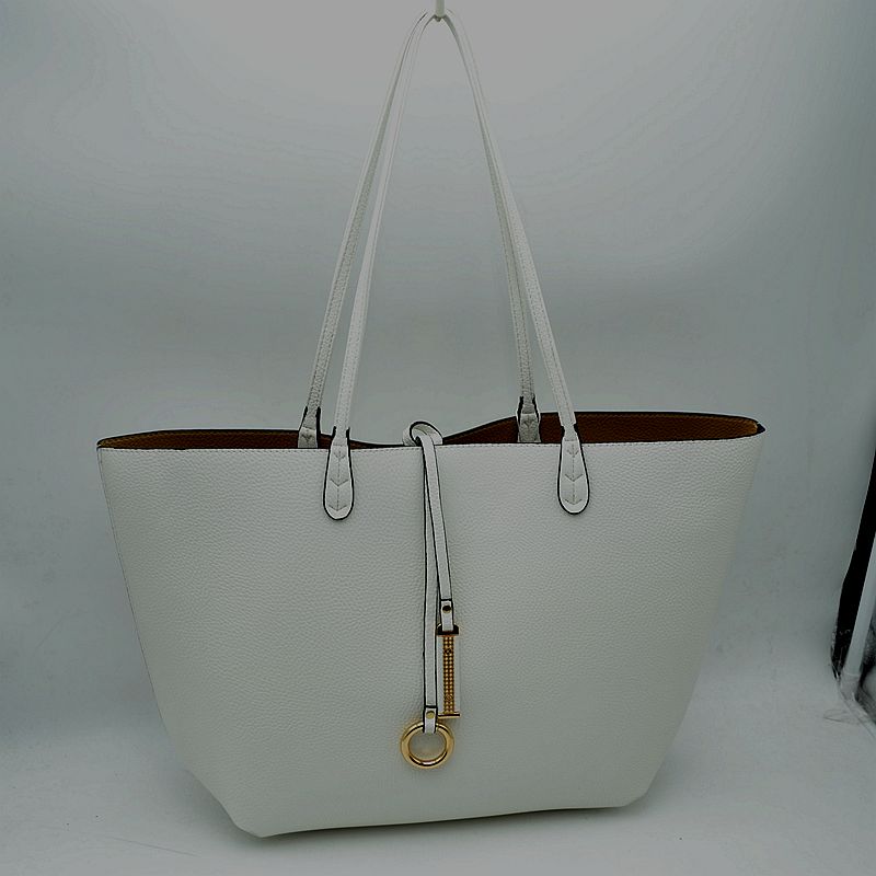 Kendra Reversible Vegan Leather Tote & Crossbody Bag