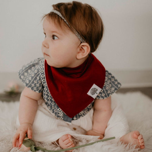 Baby Rose Bandana Bib Set (8pack)