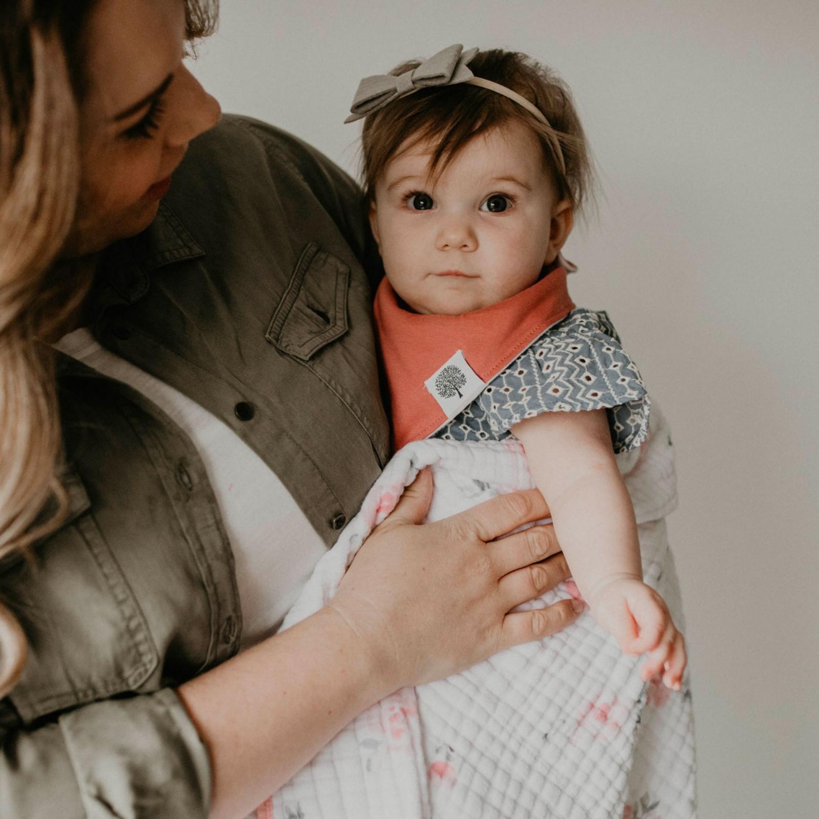 Baby Rose Bandana Bib Set (8pack)