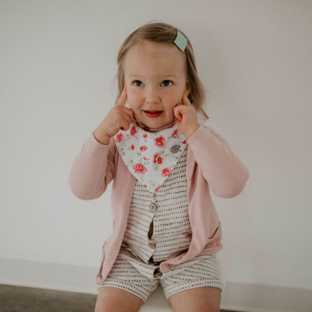 Baby Rose Bandana Bib Set (8pack)