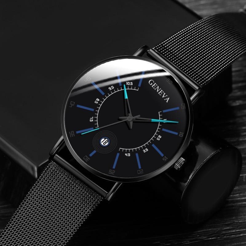 Men's Ultra-Thin Stainless Steel Mesh Watch