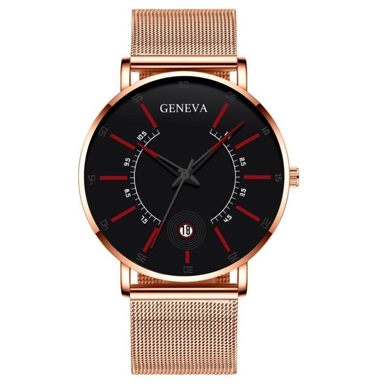 Men's Ultra-Thin Stainless Steel Mesh Watch