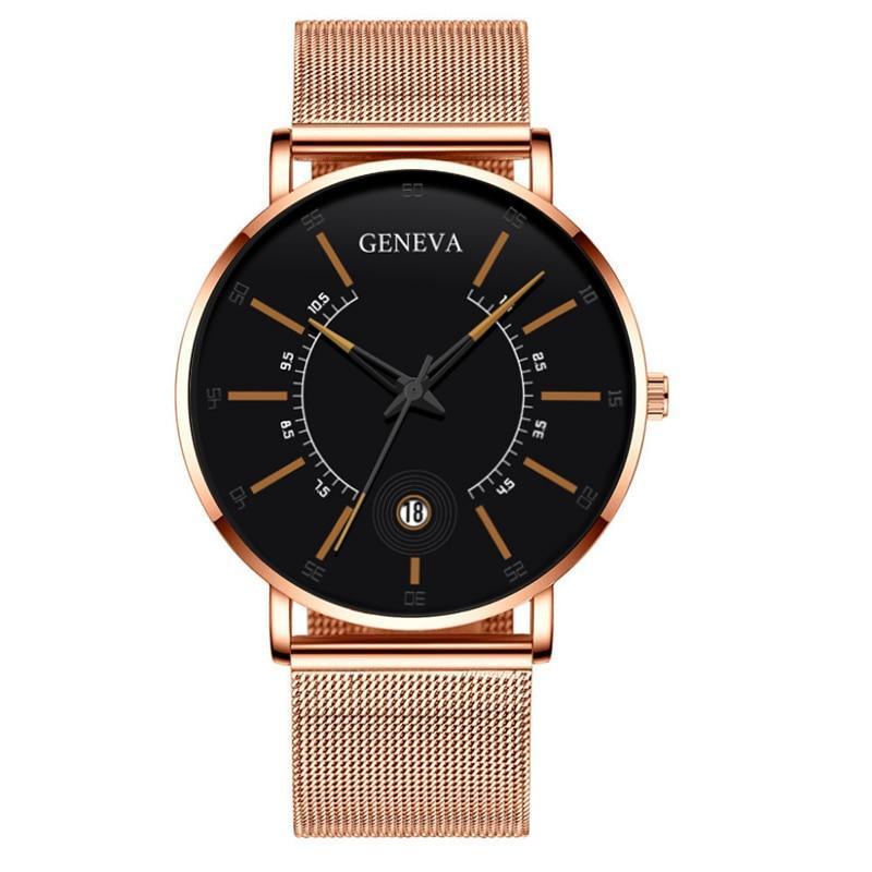 Men's Ultra-Thin Stainless Steel Mesh Watch