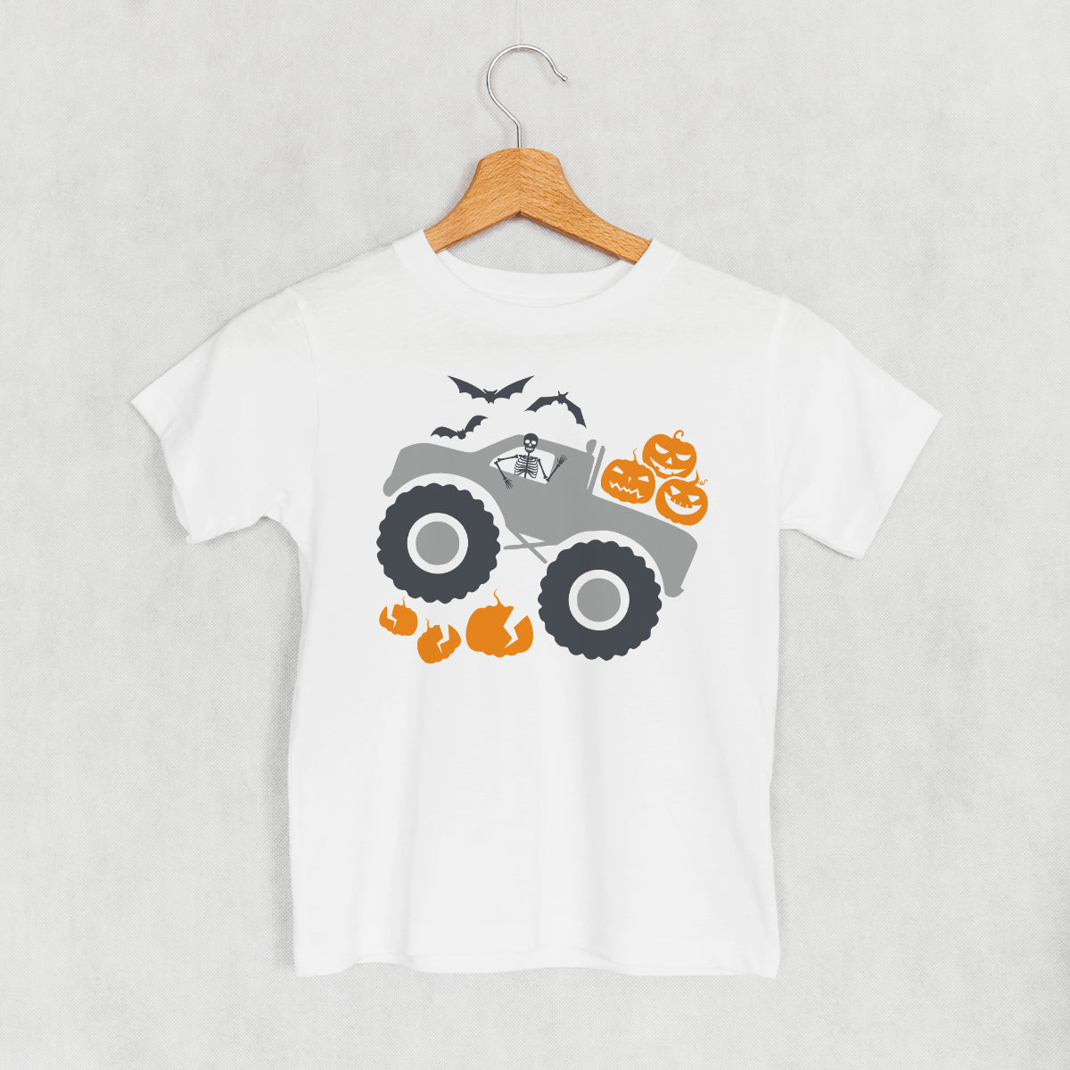 Kid's Halloween Monster Truck Shirt