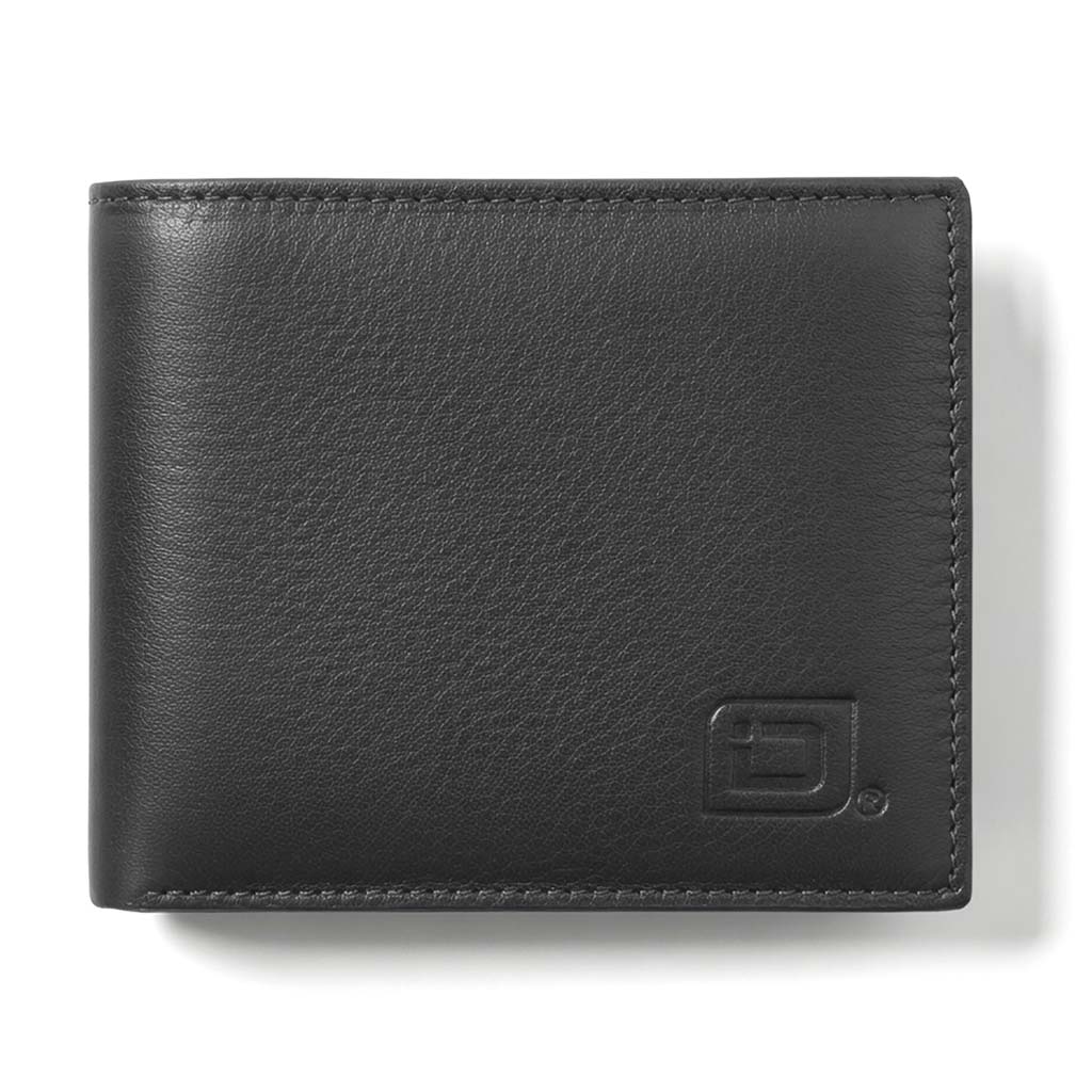 Men's Genuine Leather RFID Bifold wallet with ID Window