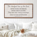 Lamentations 3:22-23 Steadfast Love of the Lord Canvas Wall Art