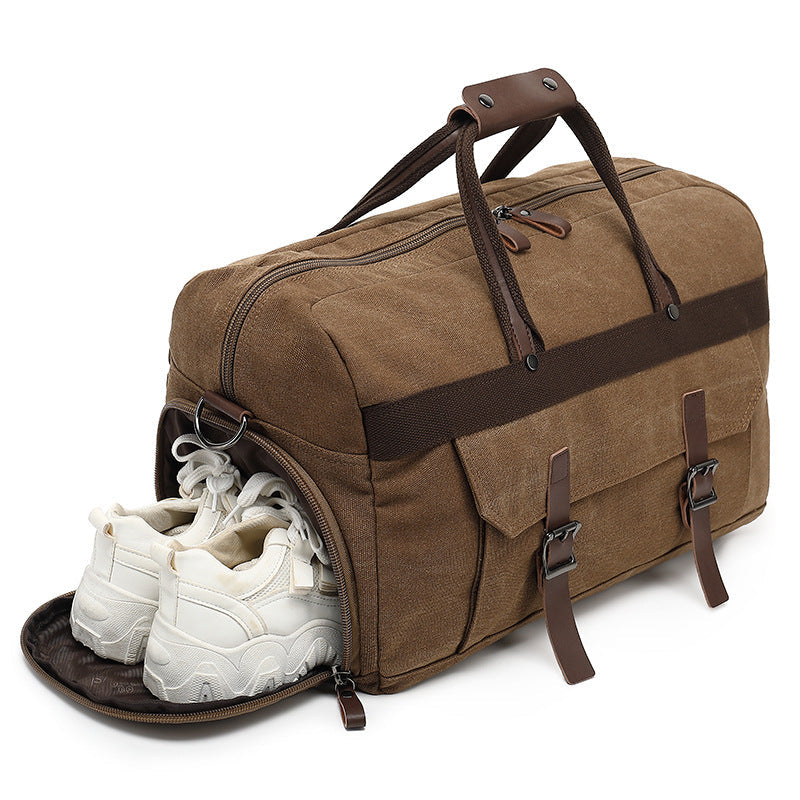 Men's Large Capacity Canvas Travel Bag