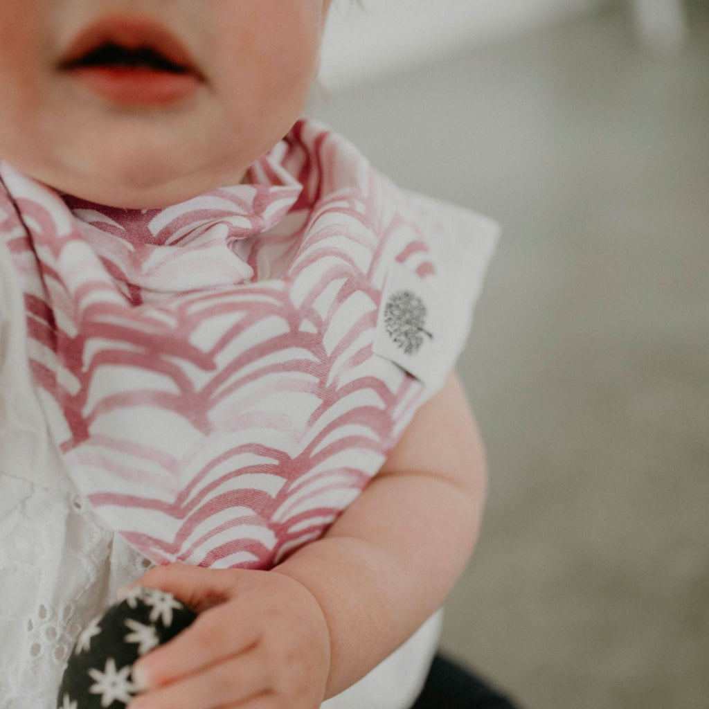 Baby Rose Bandana Bib Set (8pack)