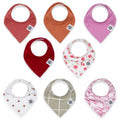 Baby Rose Bandana Bib Set (8pack)