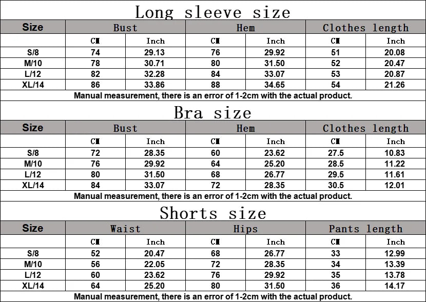 Women's 2/3-piece Activewear Set- Sports Bra, Leggings and Shorts