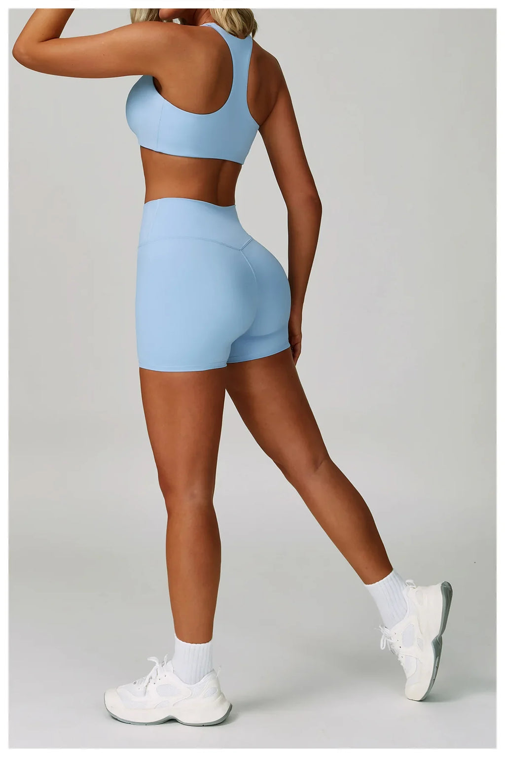 Women's 2/3-piece Activewear Set- Sports Bra, Leggings and Shorts