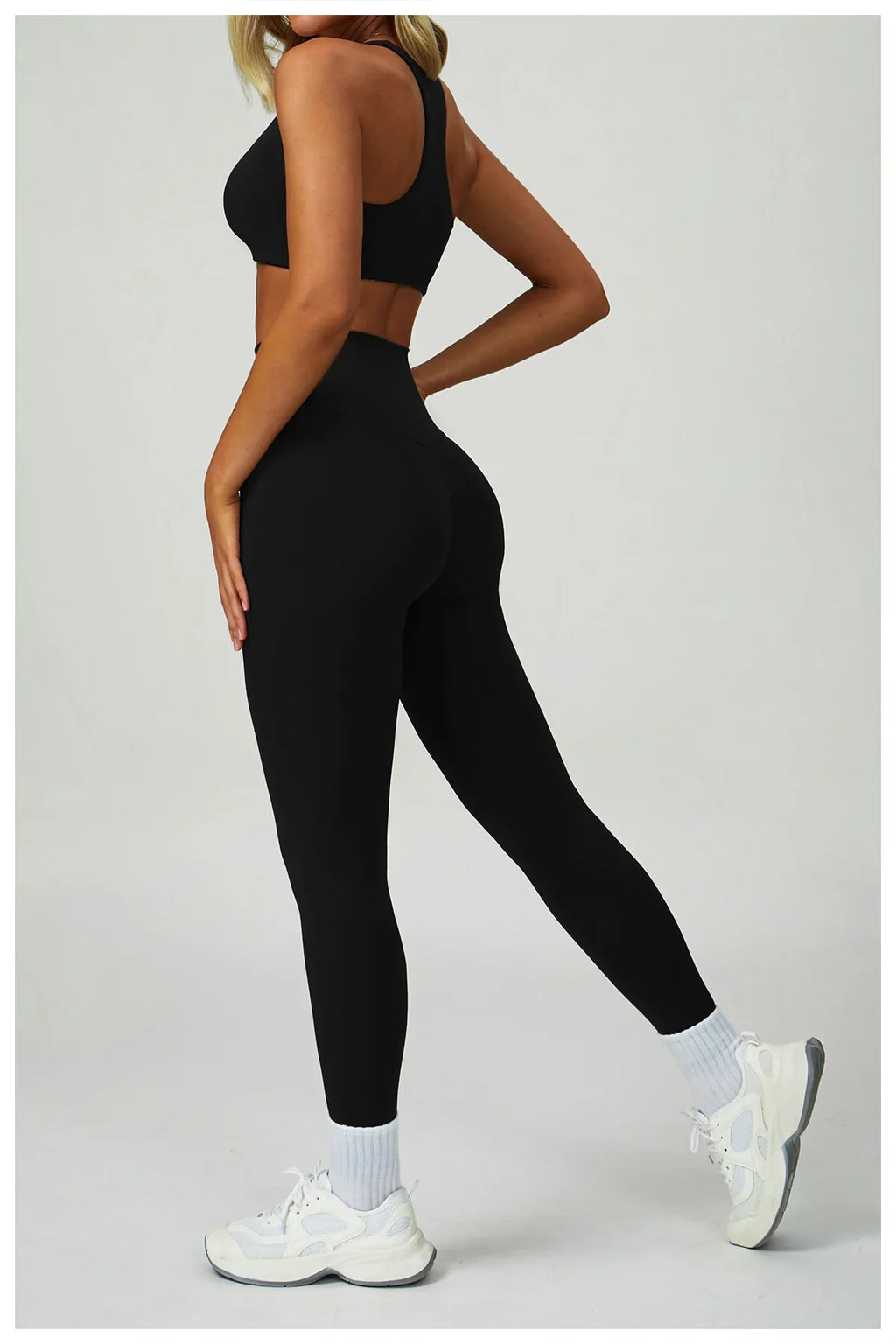 Women's 2/3-piece Activewear Set- Sports Bra, Leggings and Shorts