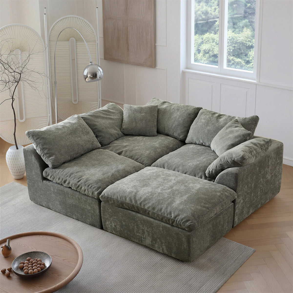 Modern Oversized Modular Sectional Sofa