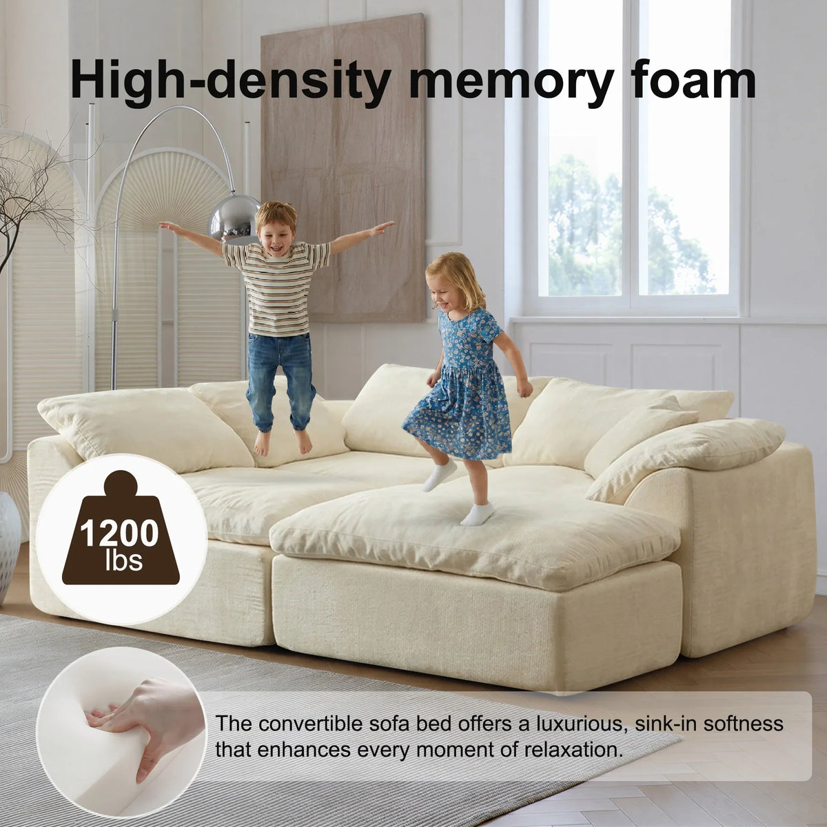 Modern Oversized Modular Sectional Sofa