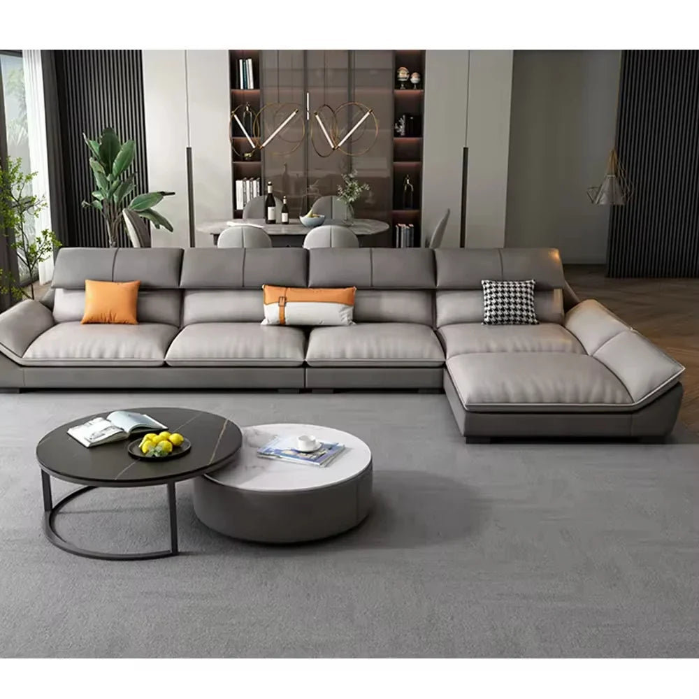 Luxury Modern L-Shaped Sectional Sofa
