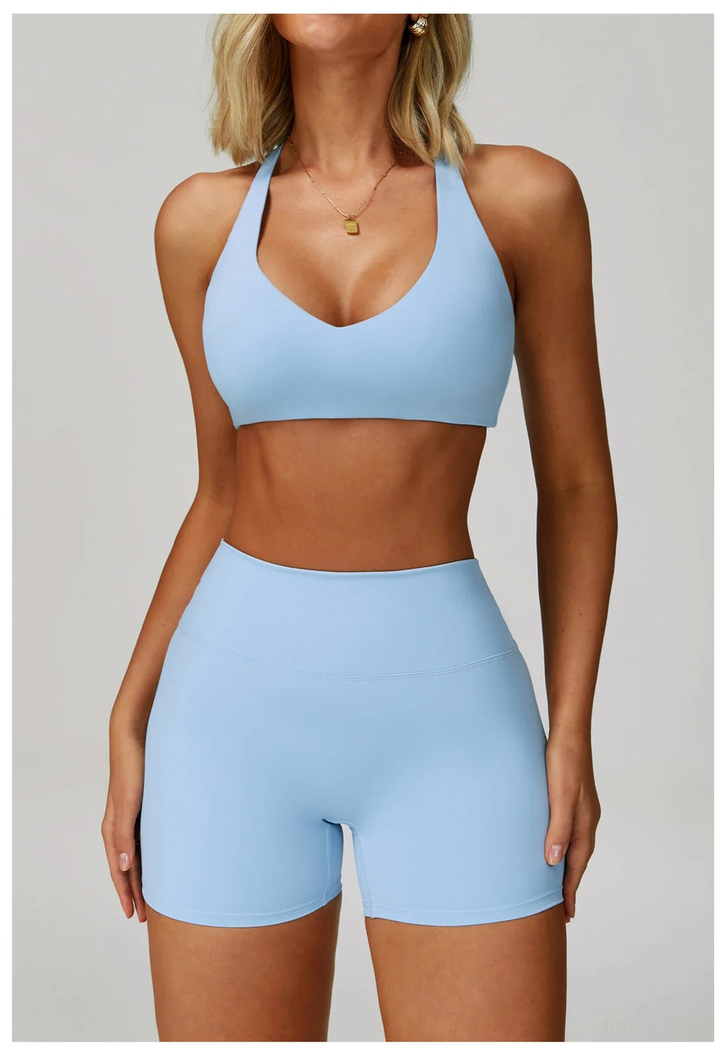 Women's 2/3-piece Activewear Set- Sports Bra, Leggings and Shorts