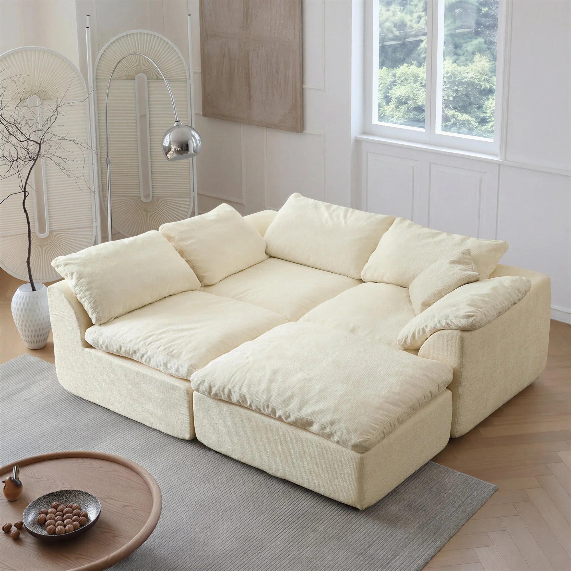 Modern Oversized Modular Sectional Sofa