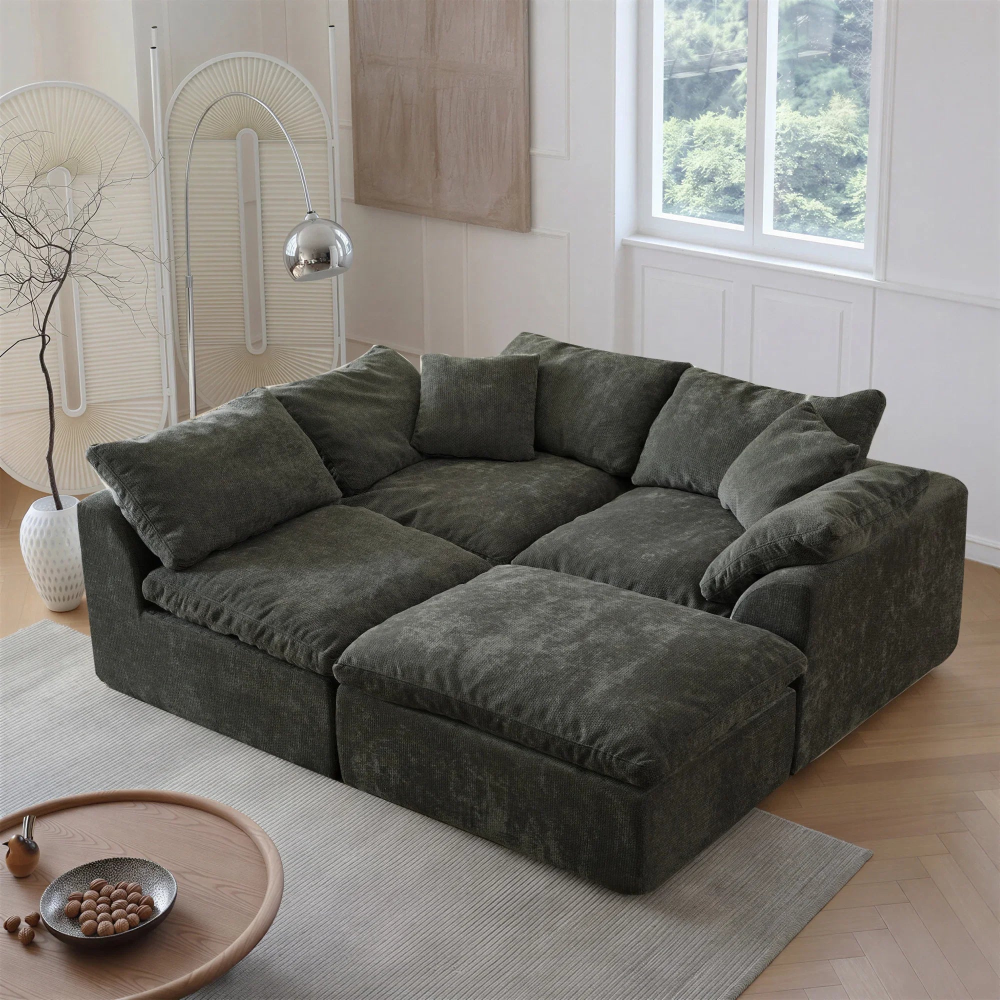 Modern Oversized Modular Sectional Sofa