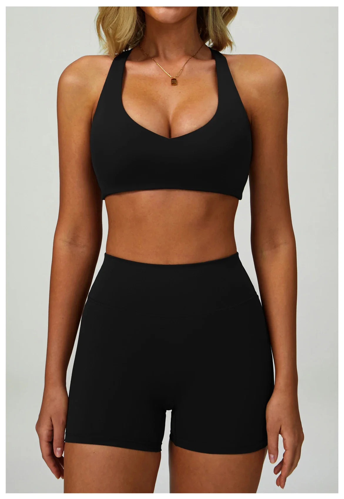 Women's 2/3-piece Activewear Set- Sports Bra, Leggings and Shorts