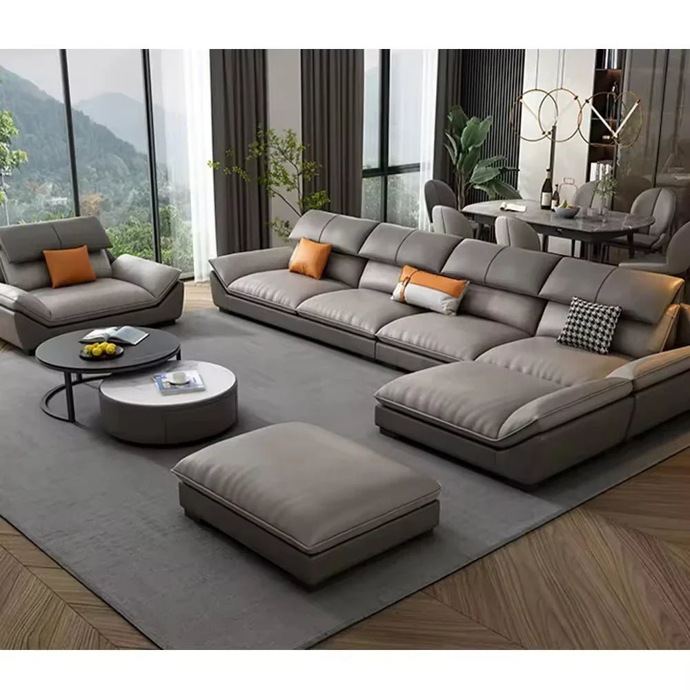 Luxury Modern L-Shaped Sectional Sofa