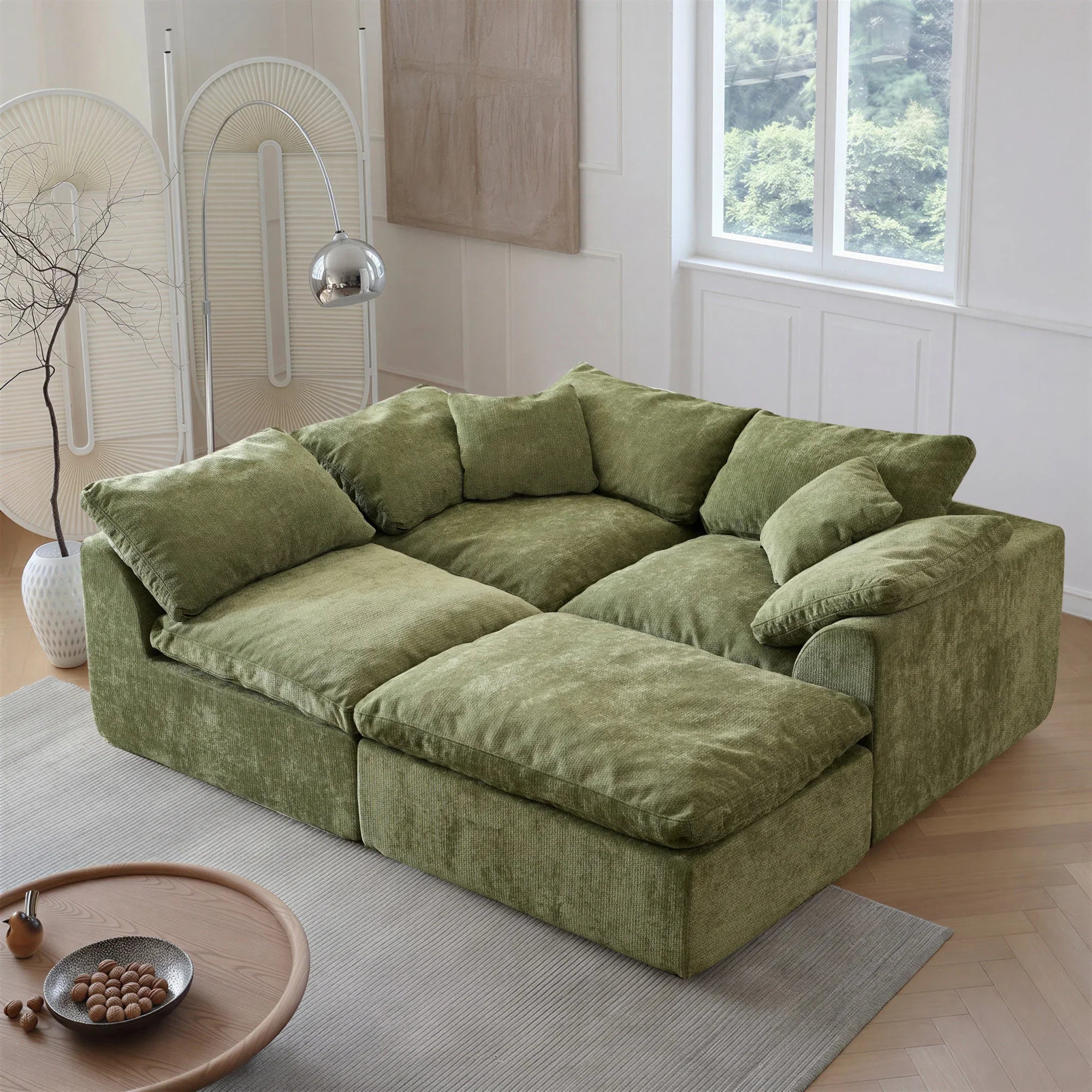 Modern Oversized Modular Sectional Sofa