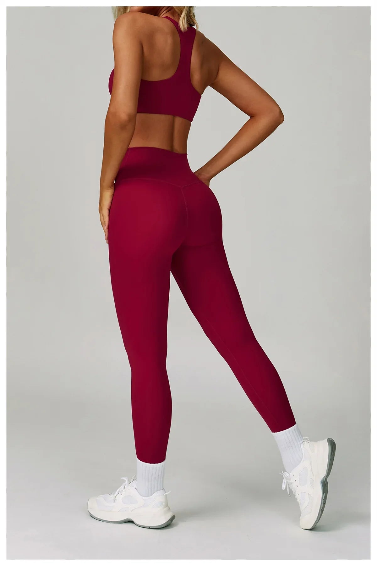Women's 2/3-piece Activewear Set- Sports Bra, Leggings and Shorts