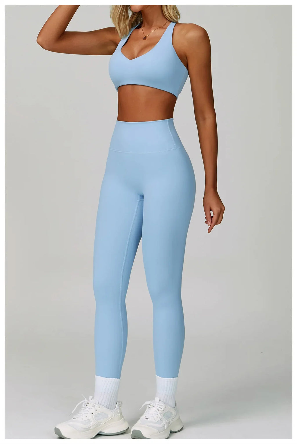 Women's 2/3-piece Activewear Set- Sports Bra, Leggings and Shorts