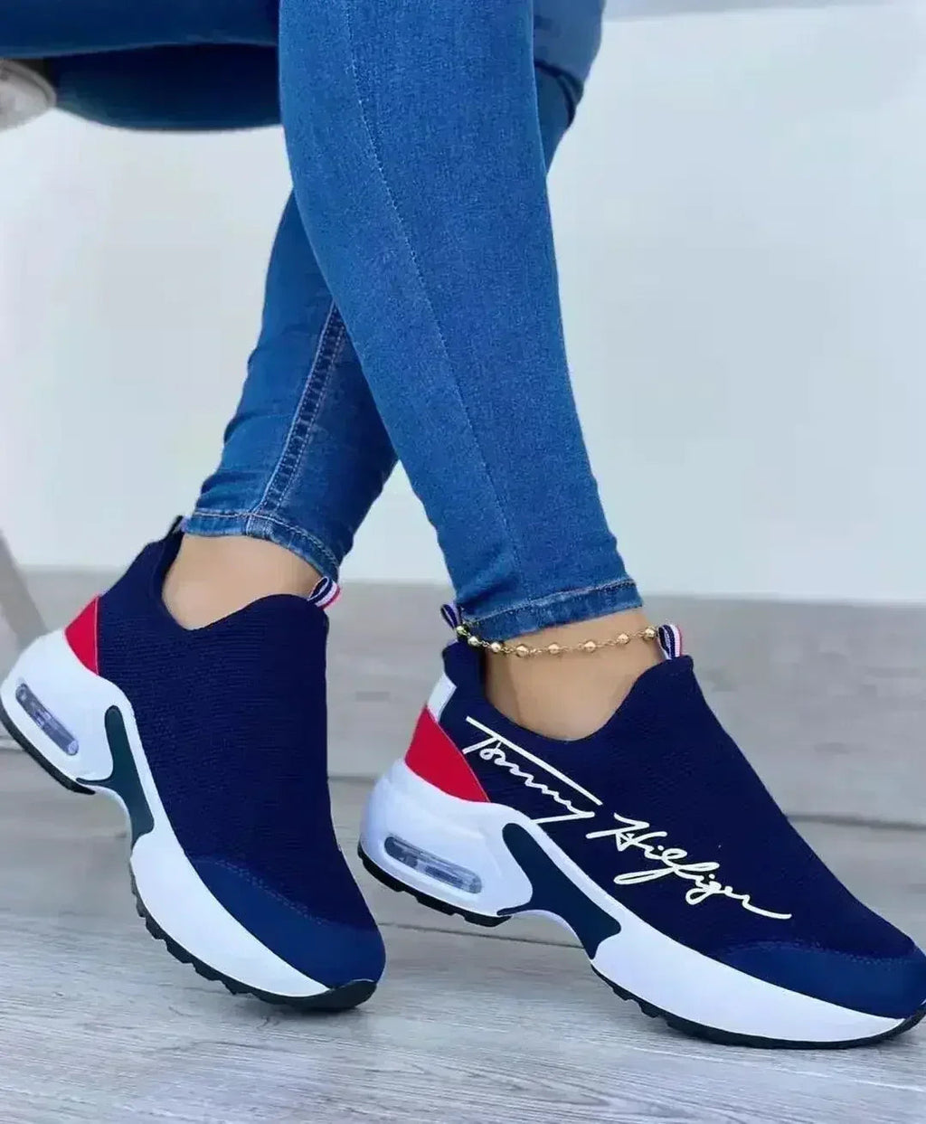 Women's Casual Wedge Walking Shoes