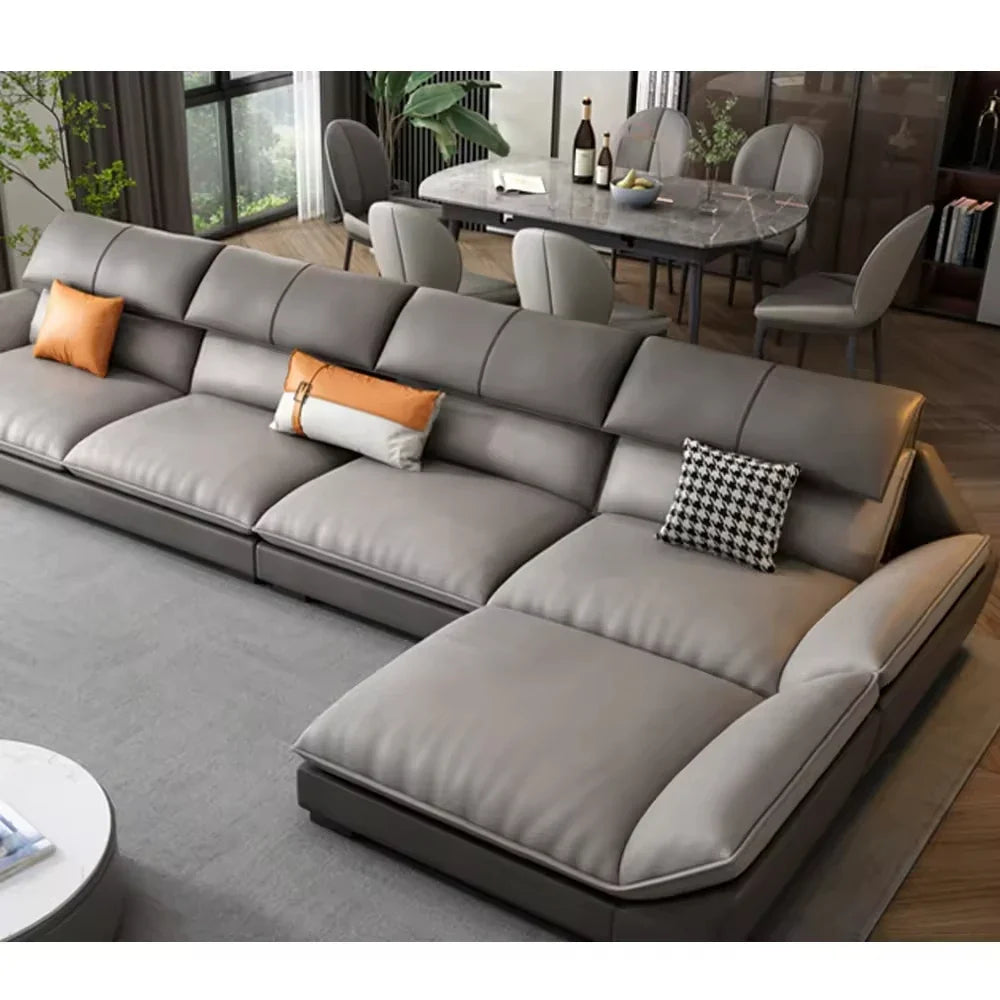 Luxury Modern L-Shaped Sectional Sofa