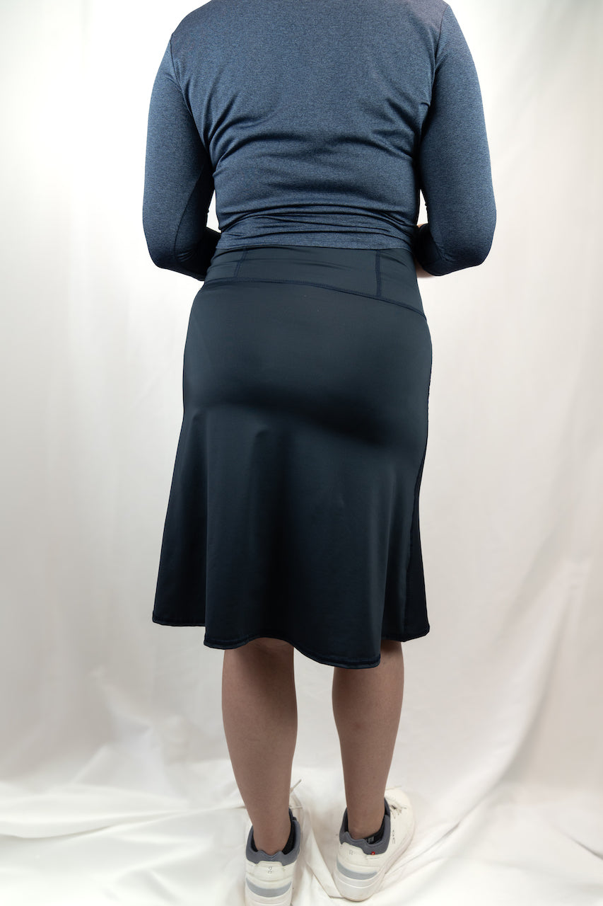 Women's Black Active Skate Skirt