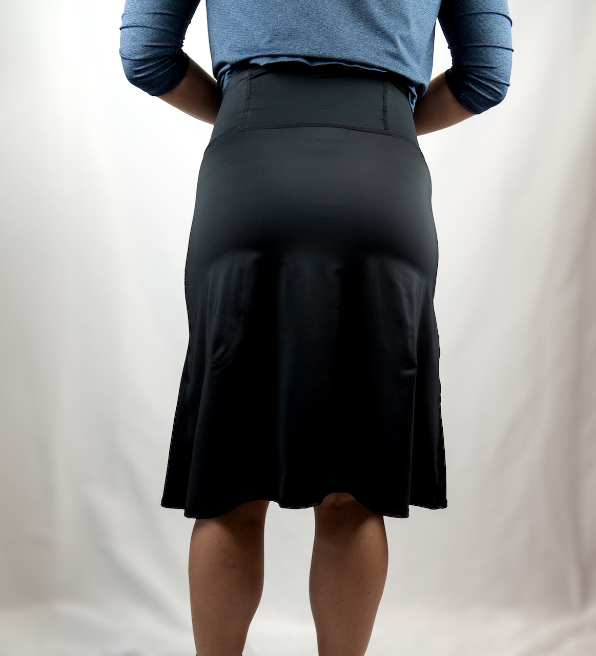 Women's Black Active Skate Skirt