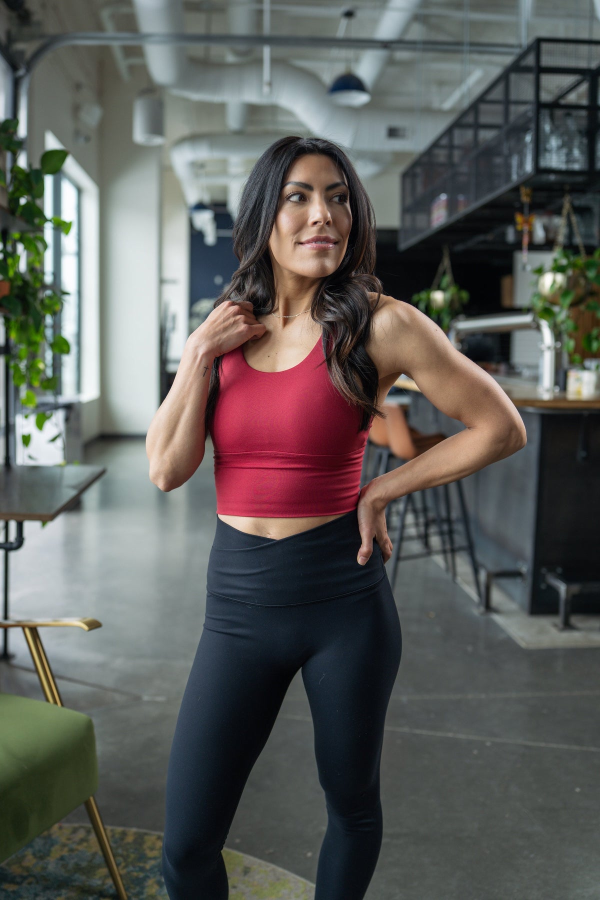 Women's High-Impact Crossback Sports Bra