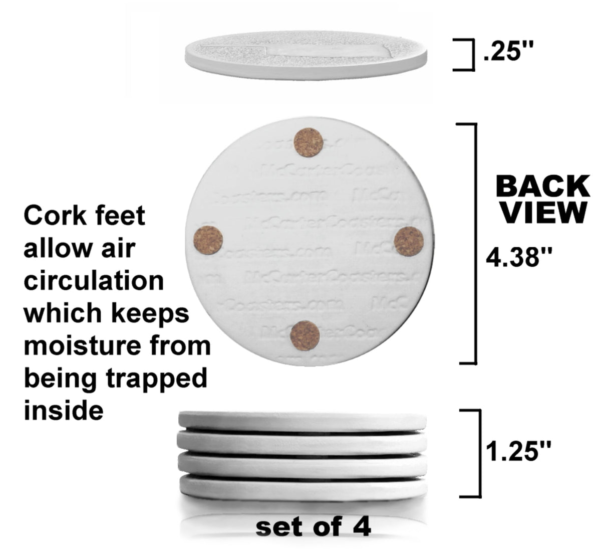 Sand Dollar Drink Coasters