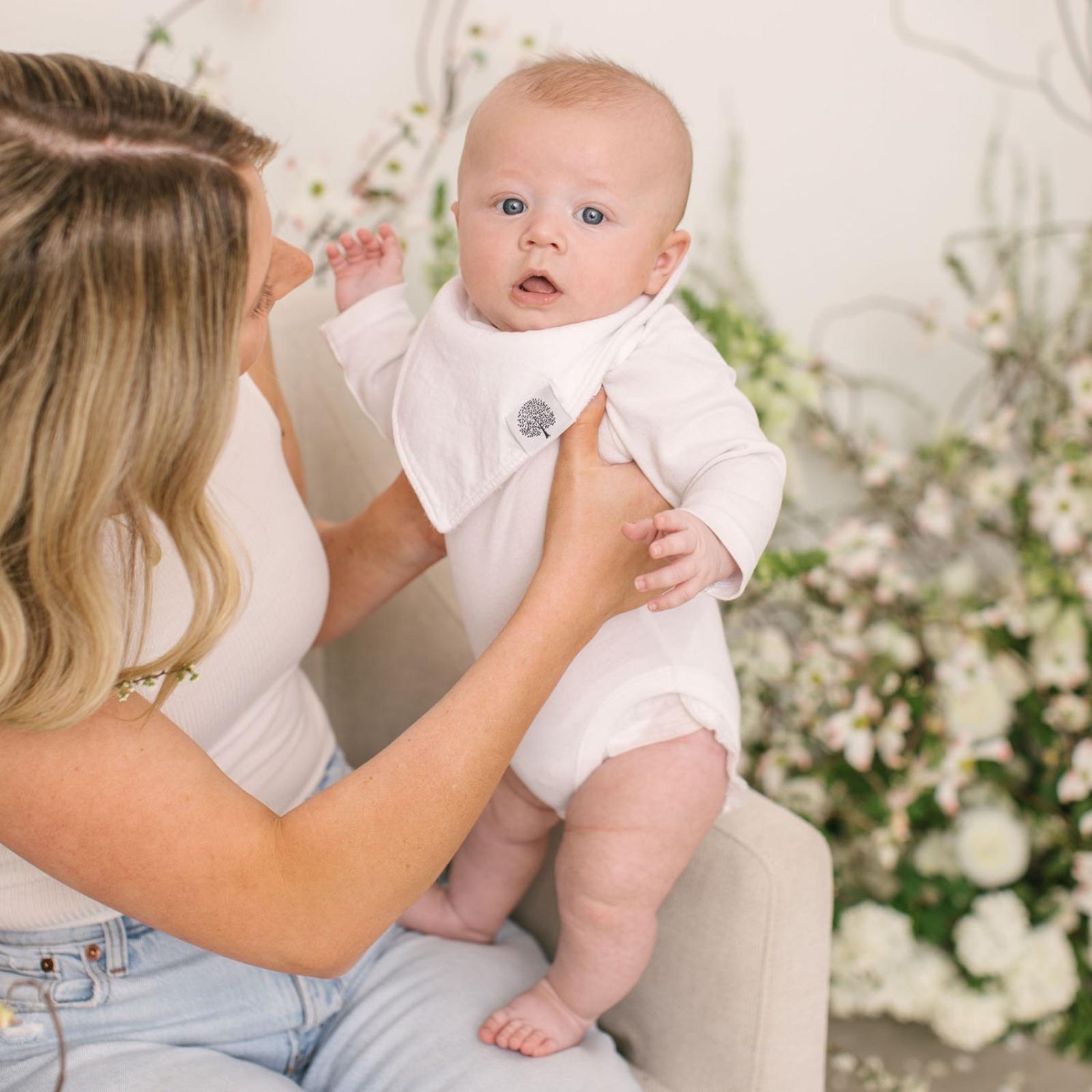 Baby Rose Bandana Bib Set (8pack)
