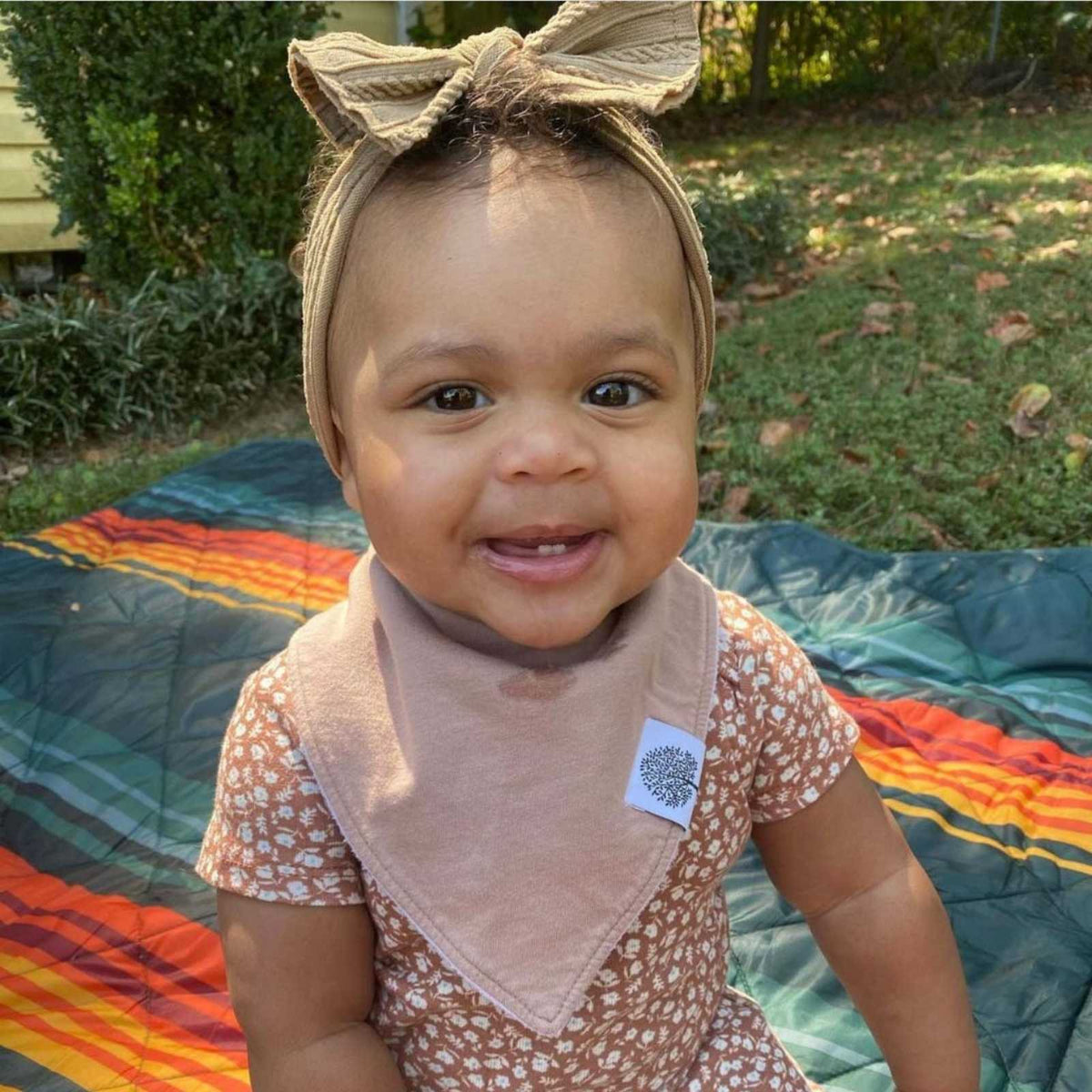 Baby Rose Bandana Bib Set (8pack)