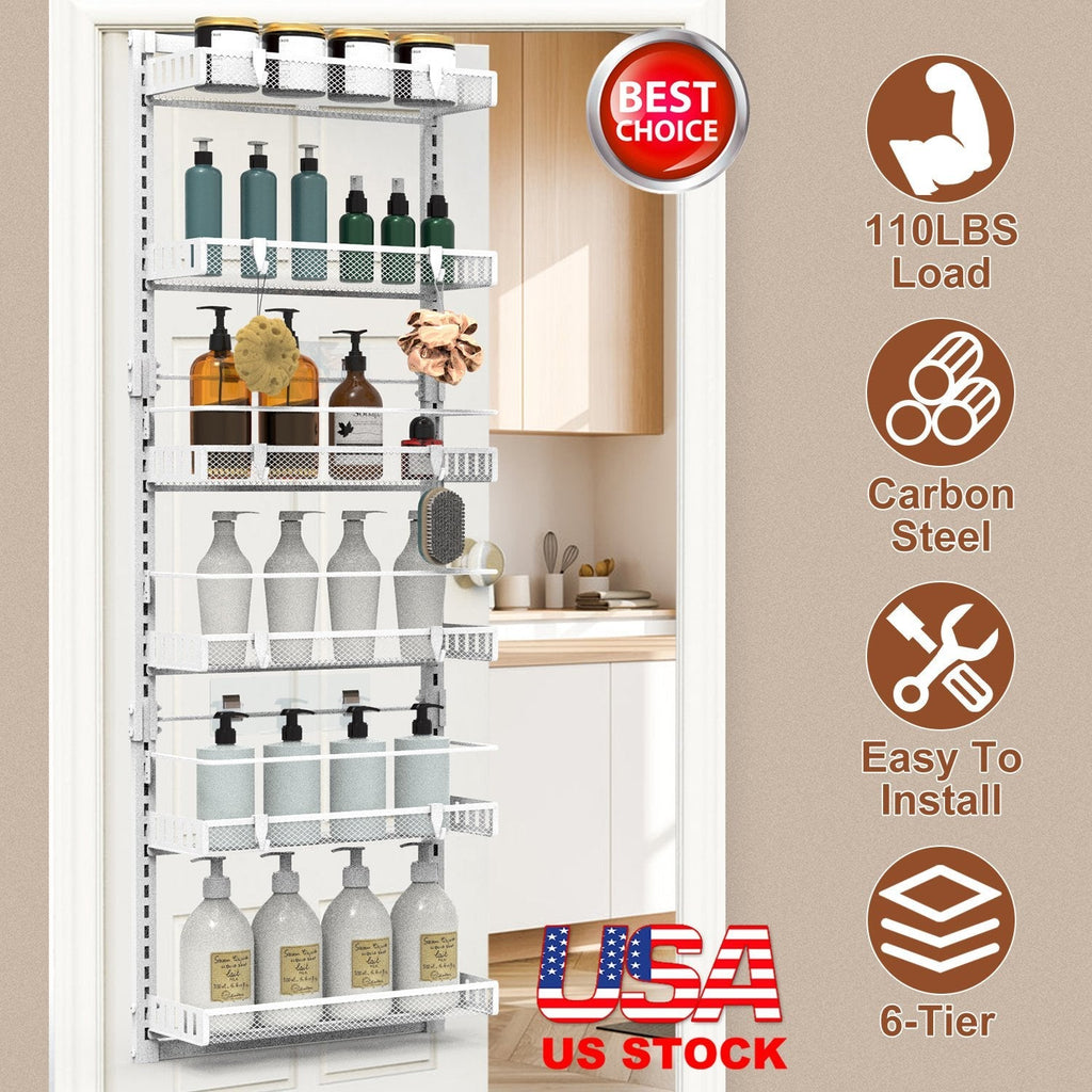 6-Tier Over-the Door Pantry Organizer
